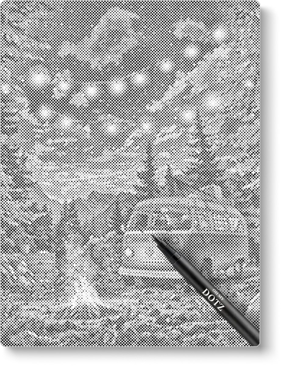 Vw Busje Bij Kampvuur | Stippelschilderij | 30x40cm | Dot painting | Oh My Dotz | One color dots | Diamond painting & Schilderen op nummer alternatief | Cadeau